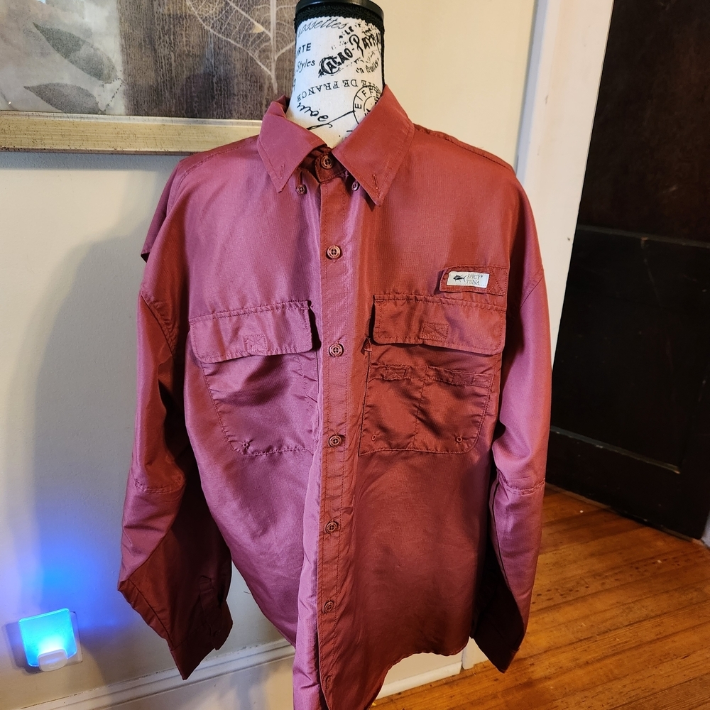 Spicy Tuna Men's Shirt | Performance Fishing | UV-Sun Protection | Vented